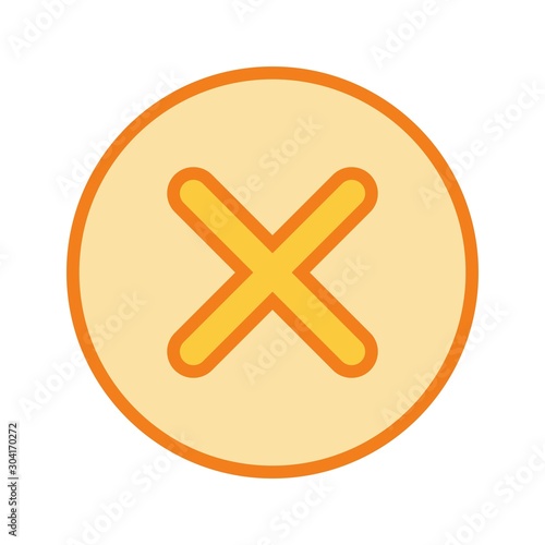  Canceled  icon isolated on abstract background