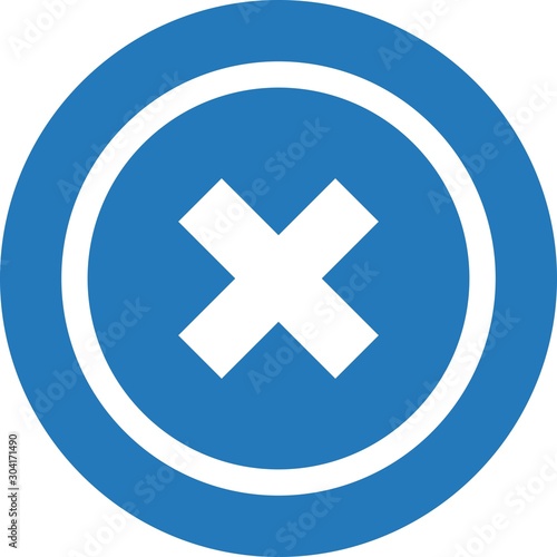  Canceled  icon isolated on abstract background