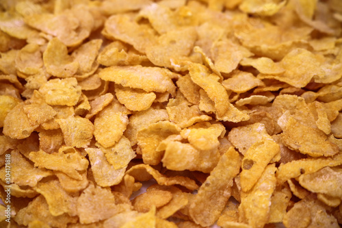 Corn flakes breakfast cereal