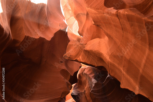 Light Rays Entering Antelope Canyon, Arizona