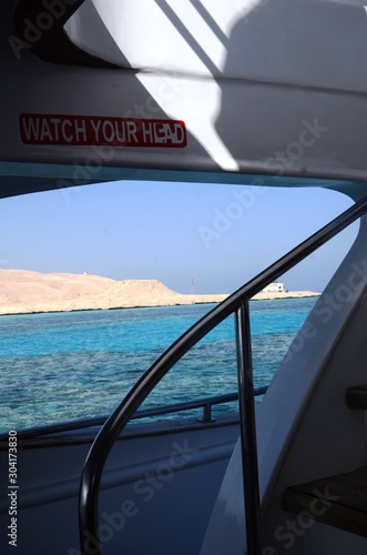 Croisière en Mer Rouge au large de Hurghada (Égypte) © virginievanos