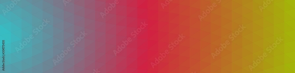 Obraz premium Rainbow Color Abstract trianglify Generative Art background illustration