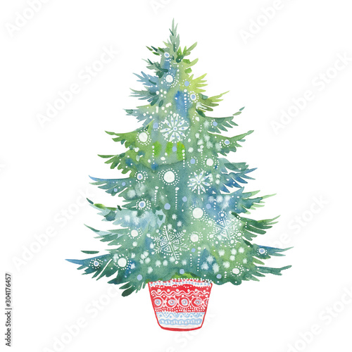 Christmas holiday tree