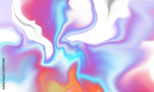 Iridescent abstract liquid marbeled background texture	