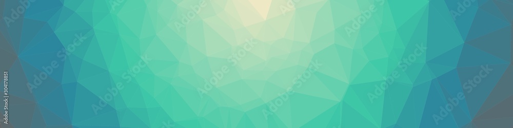 Obraz premium water Color Abstract trianglify Generative Art background illustration