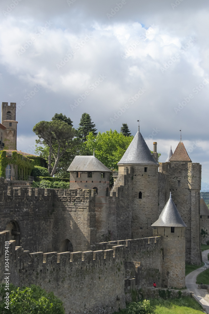 Cite de Carcassonne, France.