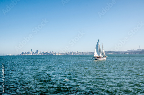 Vue générale de la baie de San Francisco