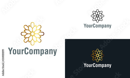 Creative ornament logo design template. Universal ornament vector logo. Creative vector emblem, for icon or design concept. © leylagraph