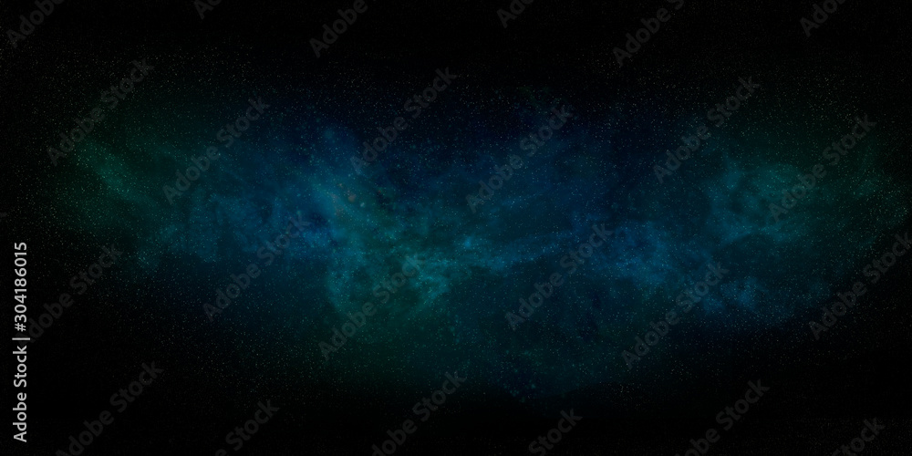 Fototapeta premium blue nebula background