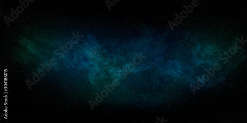 blue nebula background