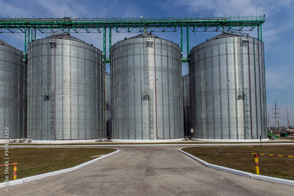 Granary specially equipped place for long-term storage of grain