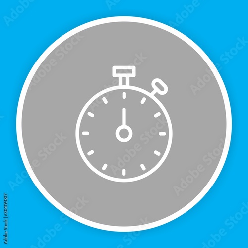Stop Watch icon isolated on abstract background
