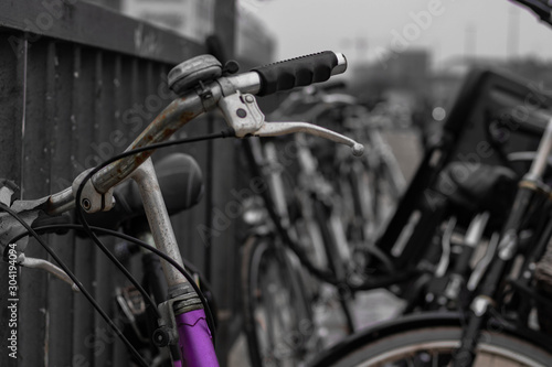 bicicle monochrome photo