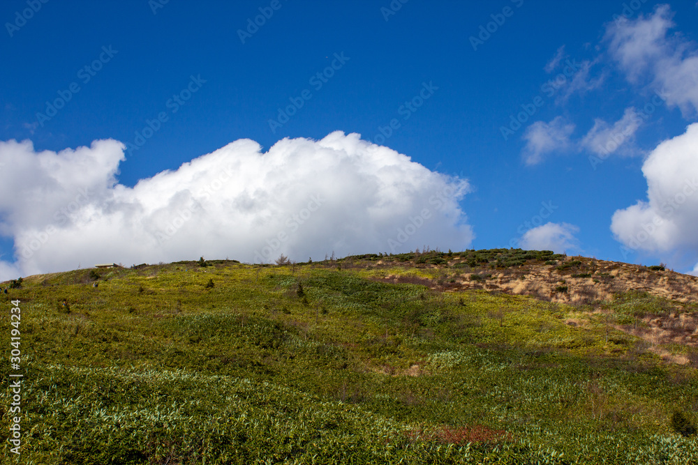 Fototapeta premium 蔵王 お鉢巡り