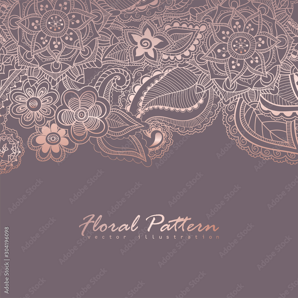 Floral pattern background - hand drown flowers Floral pattern background - hand drown flowers
