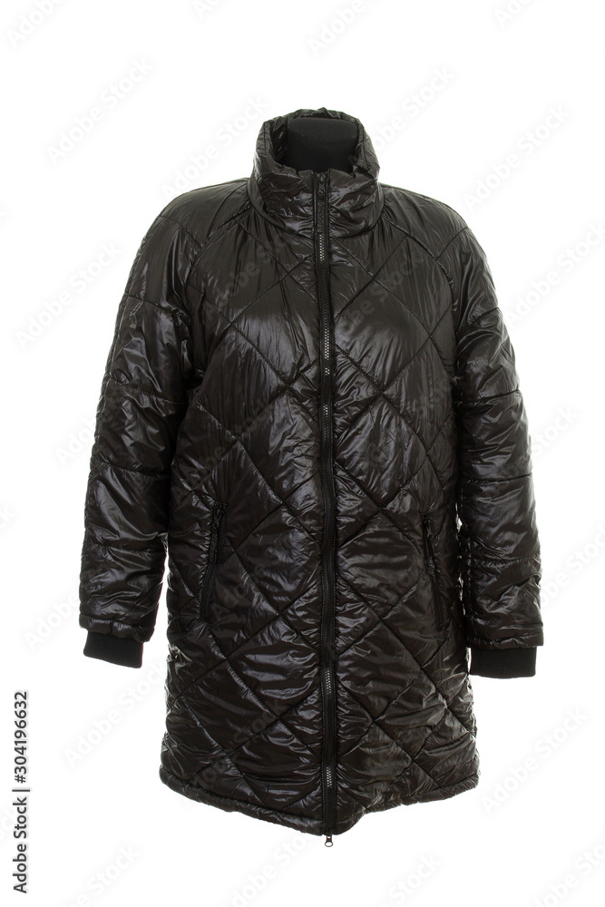black long warm jacket (synthetic winter coat) black long warm jacket (synthetic winter coat)
