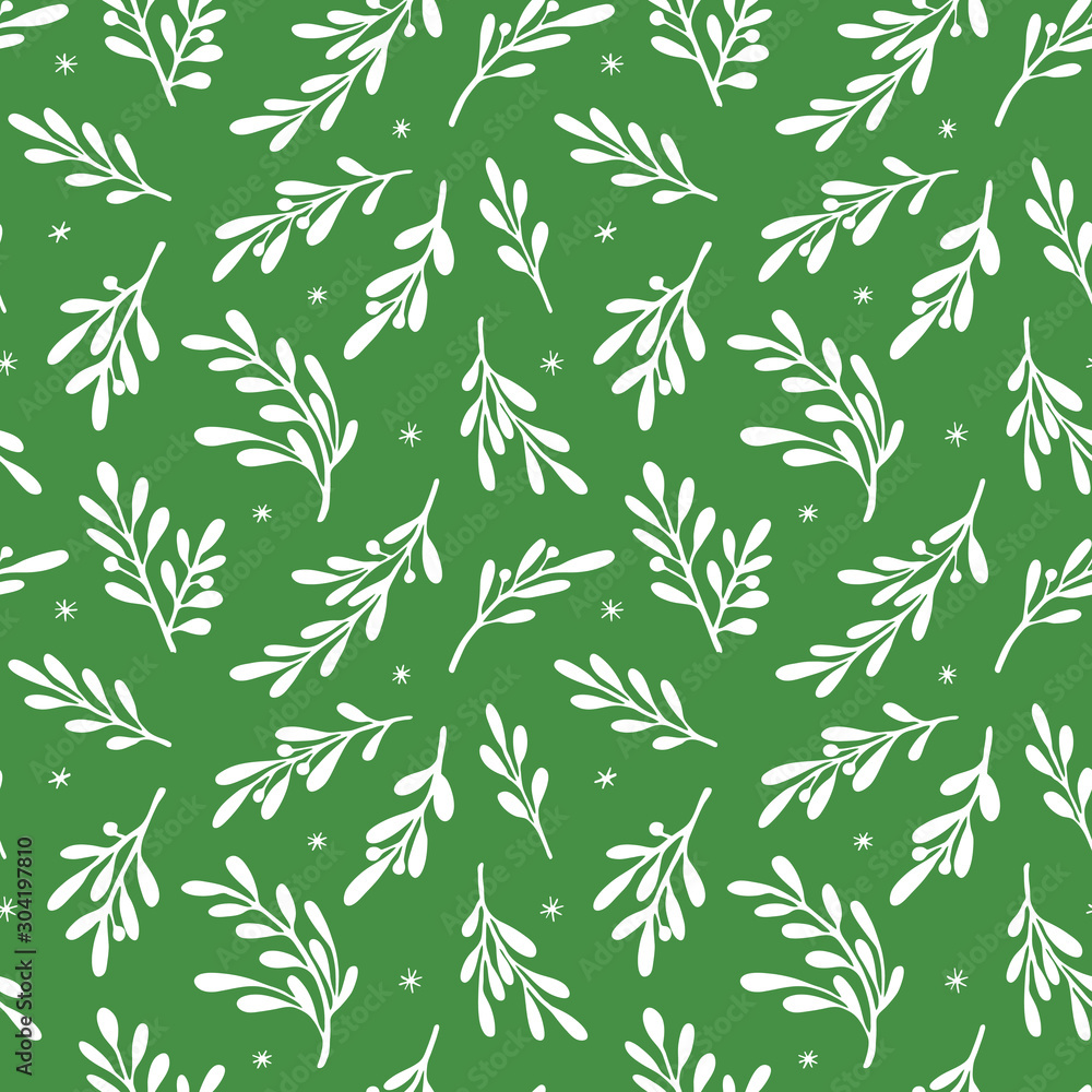Vector seamless pattern this abstract branches for fabric, wallpaper, wrapping paper and another concepts