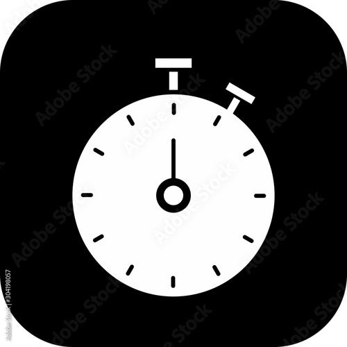 Stop Watch icon isolated on abstract background