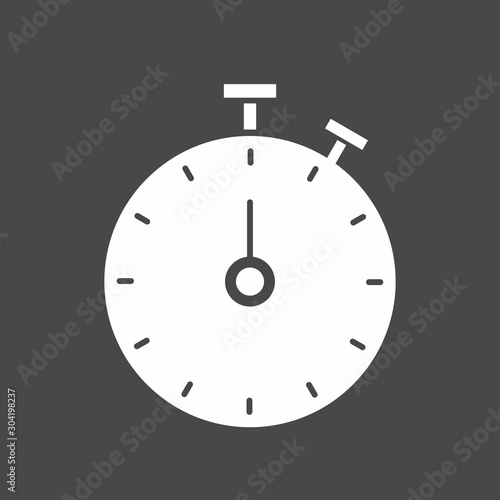 Stop Watch icon isolated on abstract background