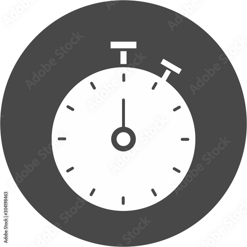 Stop Watch icon isolated on abstract background