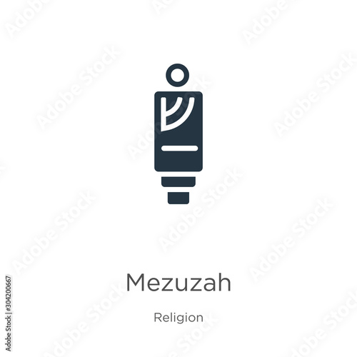 Mezuzah icon vector. Trendy flat mezuzah icon from religion collection isolated on white background. Vector illustration can be used for web and mobile graphic design, logo, eps10