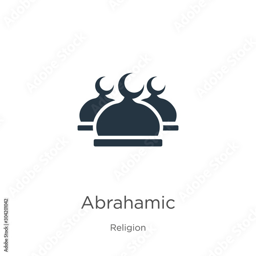 Abrahamic icon vector. Trendy flat abrahamic icon from religion collection isolated on white background. Vector illustration can be used for web and mobile graphic design, logo, eps10