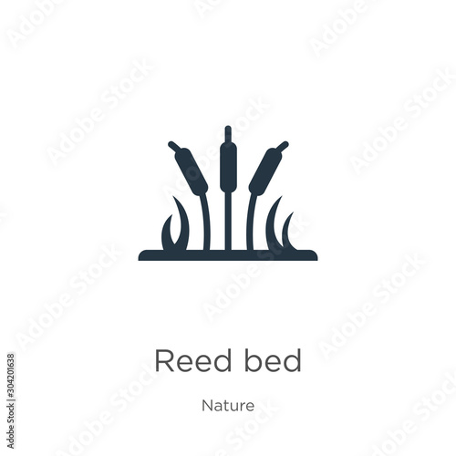 Reed bed icon vector. Trendy flat reed bed icon from nature collection isolated on white background. Vector illustration can be used for web and mobile graphic design, logo, eps10