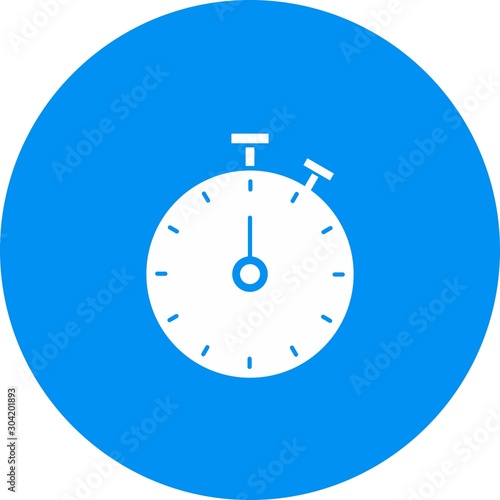 Stop Watch icon isolated on abstract background