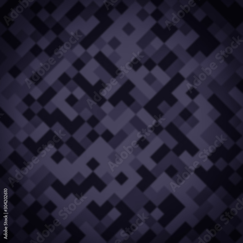 Abstract geometrical background with blur effect. Colorful illustration with small colored particles.