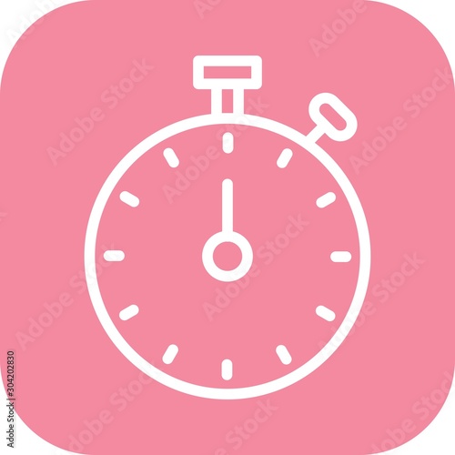 Stop Watch icon isolated on abstract background