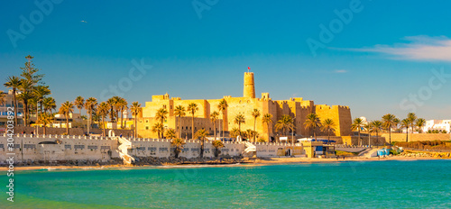Monastir in Tunisia is an ancient city and popular tourist destination on the Mediterranean Sea. photo
