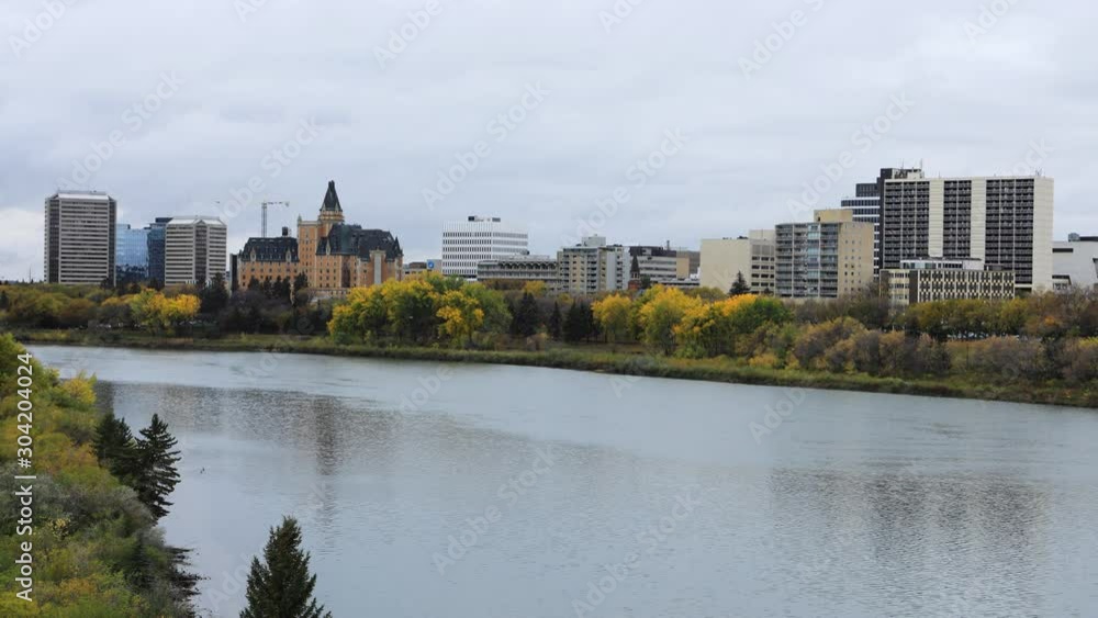 Timelapse of the Saskatoon cityscape 4K Timelapse of the Saskatoon cityscape 4K