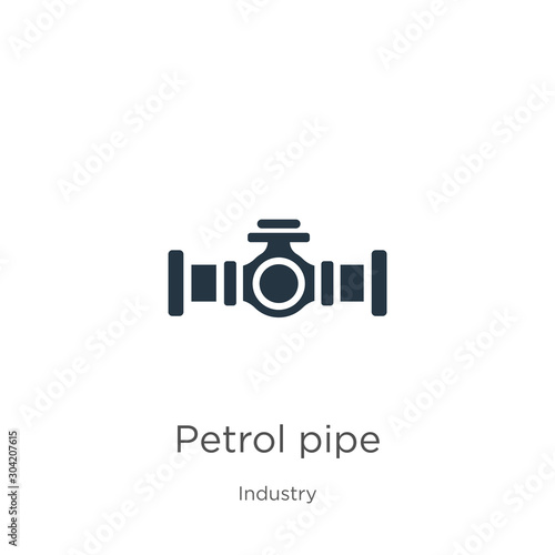 Petrol pipe icon vector. Trendy flat petrol pipe icon from industry collection isolated on white background. Vector illustration can be used for web and mobile graphic design, logo, eps10