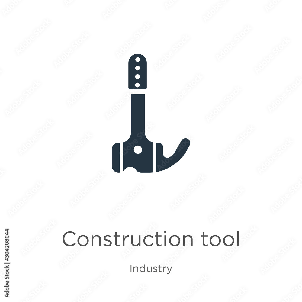 Construction tool icon vector. Trendy flat construction tool icon from industry collection isolated on white background. Vector illustration can be used for web and mobile graphic design, logo, eps10 Construction tool icon vector. Trendy flat construction tool icon from industry collection isolated on white background. Vector illustration can be used for web and mobile graphic design, logo, eps10