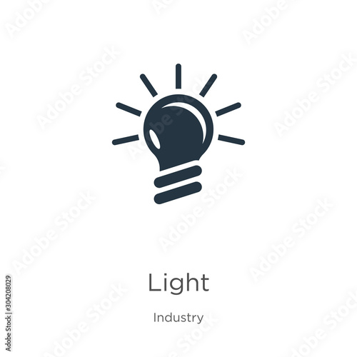 Light icon vector. Trendy flat light icon from industry collection isolated on white background. Vector illustration can be used for web and mobile graphic design  logo  eps10