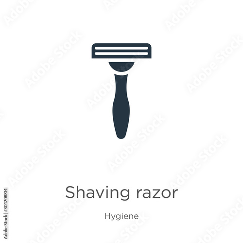 Shaving razor icon vector. Trendy flat shaving razor icon from hygiene collection isolated on white background. Vector illustration can be used for web and mobile graphic design, logo, eps10