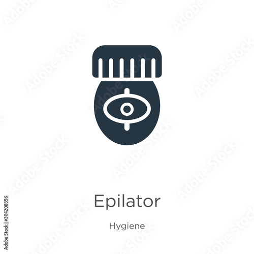 Epilator icon vector. Trendy flat epilator icon from hygiene collection isolated on white background. Vector illustration can be used for web and mobile graphic design, logo, eps10