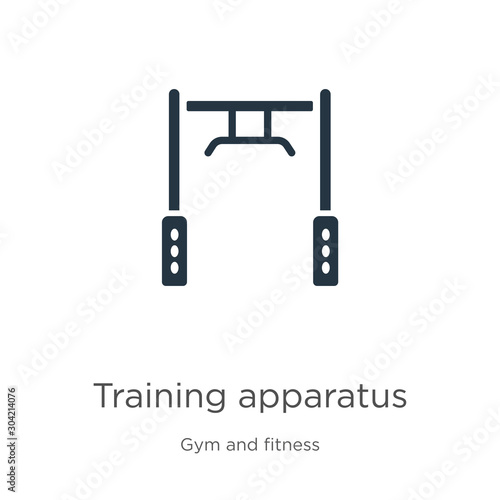 Training apparatus icon vector. Trendy flat training apparatus icon from gym and fitness collection isolated on white background. Vector illustration can be used for web and mobile graphic design,
