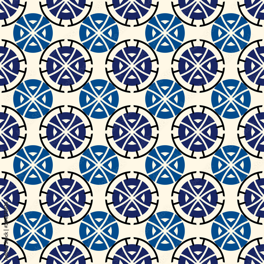 Ethnic, tribal wallpaper. Repeated segmented circles seamless pattern. Openwork ornament. Delicate ornamental background Ethnic, tribal wallpaper. Repeated segmented circles seamless pattern. Openwork ornament. Delicate ornamental background