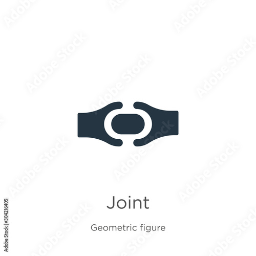 Joint icon vector. Trendy flat joint icon from geometric figure collection isolated on white background. Vector illustration can be used for web and mobile graphic design, logo, eps10
