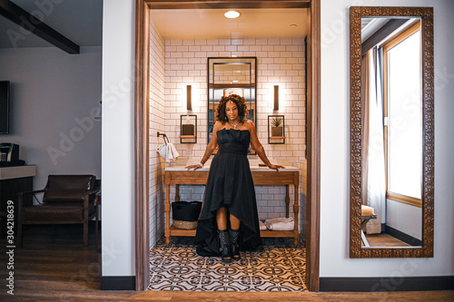 Lady in the ladies room
