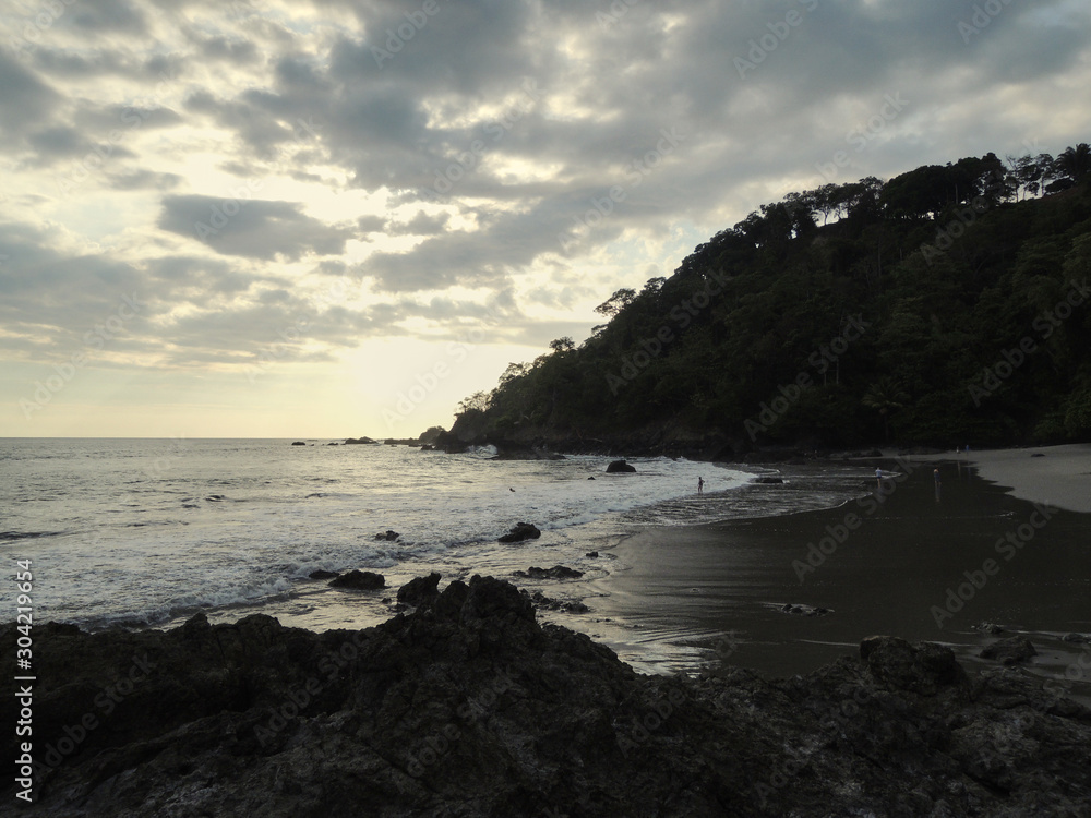 Playitas beach in Manuel Antonio National Park, Costa Rica
