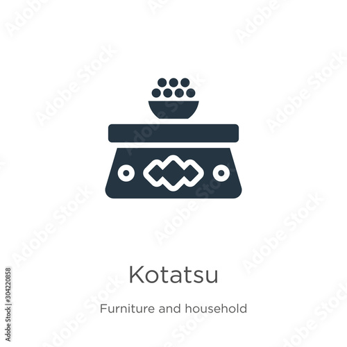 Kotatsu icon vector. Trendy flat kotatsu icon from furniture and household collection isolated on white background. Vector illustration can be used for web and mobile graphic design, logo, eps10