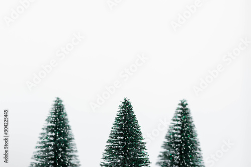 Mini Model Christmas Pine Trees
