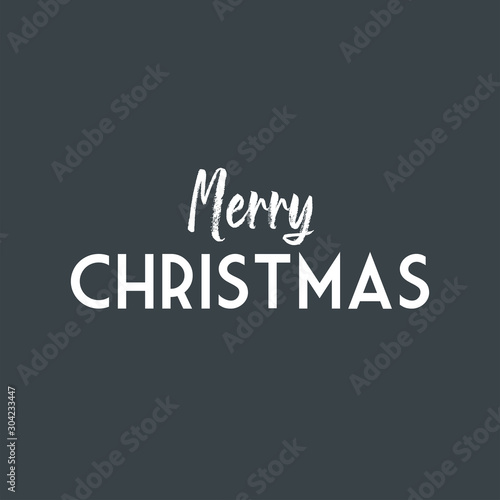 Merry christmas vector text. Lettering Xmas design. Typography for Holiday Greeting banner or card.