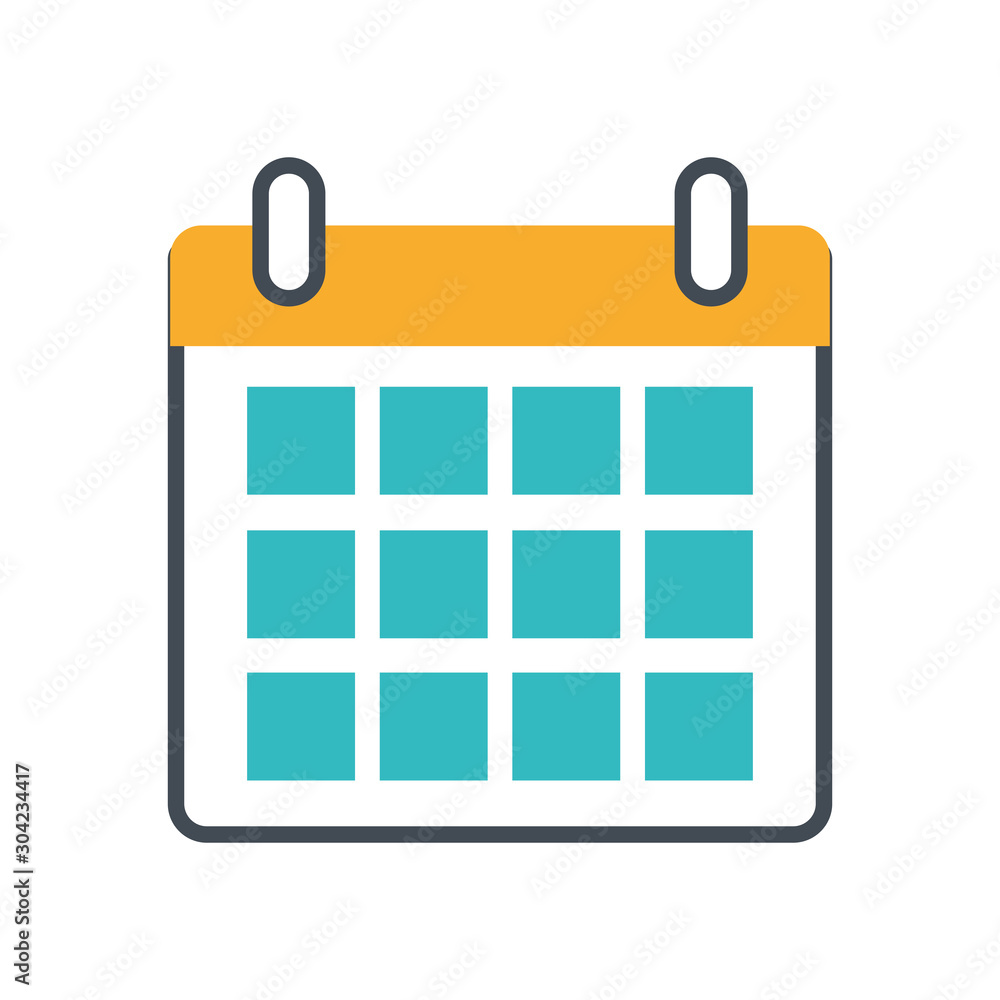 calendar reminder date isolated icon calendar reminder date isolated icon