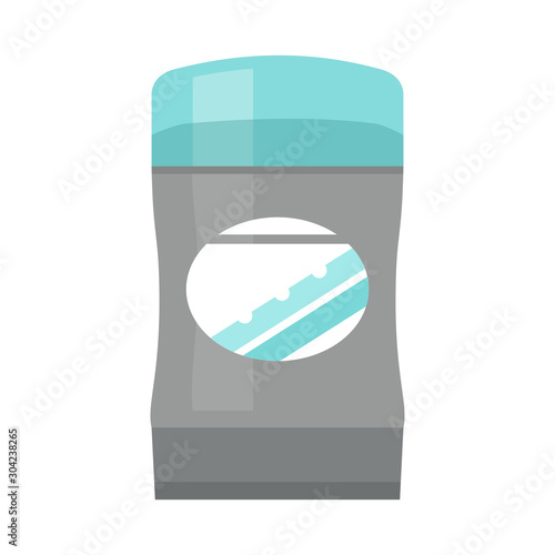 Deodorant design on white background