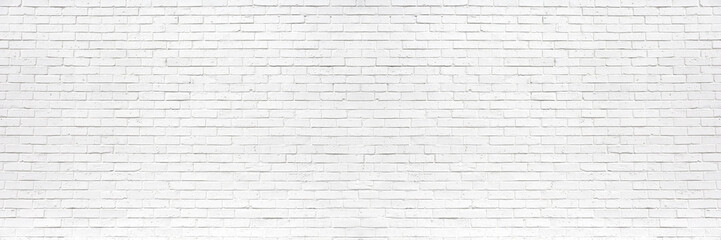 Poster Bakstenen muur Witte bakstenen muur achtergrond  © RPL-Studio