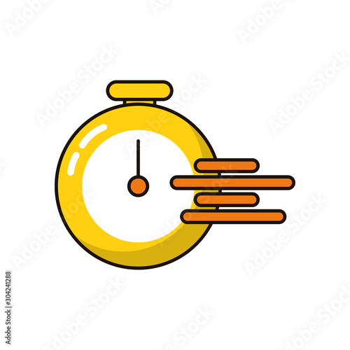 timer chronometer speed isolated icon