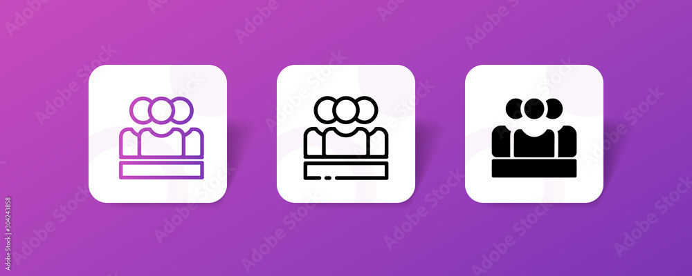auction on a court outline and solid icon in smooth gradient background button auction on a court outline and solid icon in smooth gradient background button